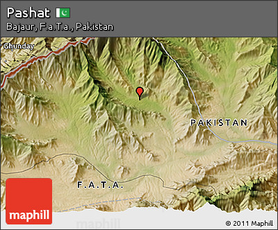 Satellite 3D Map of Pashat