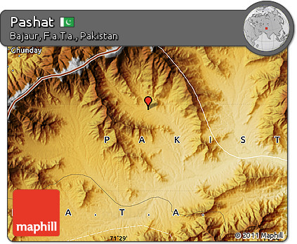 Physical Map of Pashat
