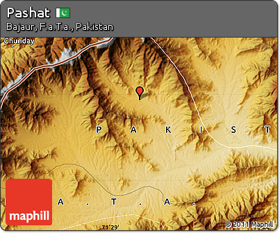 Physical Map of Pashat