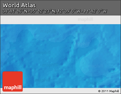 Political 3D Map of the Area around 34° 56' 49" N, 72° 10' 30" W