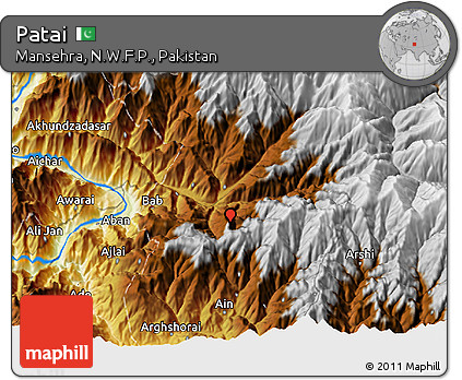 Physical 3D Map of Patai