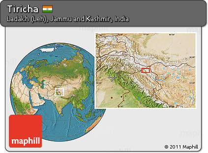 Satellite Location Map of Tiricha