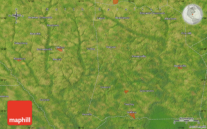 Satellite Map of Calypso