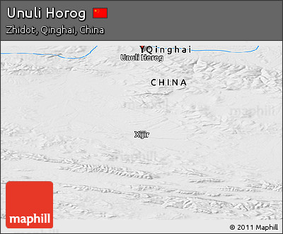 Physical Panoramic Map of Unuli Horog