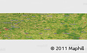 Satellite Panoramic Map of the area around 34° 56' 49" N, 91° 43' 29" W