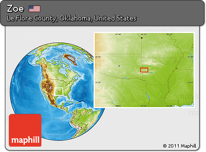Physical Location Map of Zoe