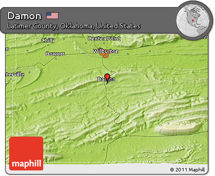 Physical 3D Map of Damon