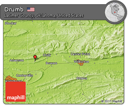 Physical 3D Map of Drumb