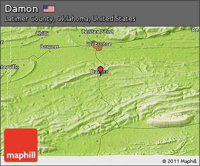 Physical 3D Map of Damon