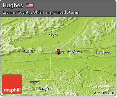Physical 3D Map of Hughes