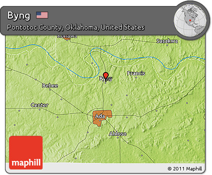 Physical 3D Map of Byng