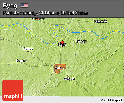 Physical 3D Map of Byng