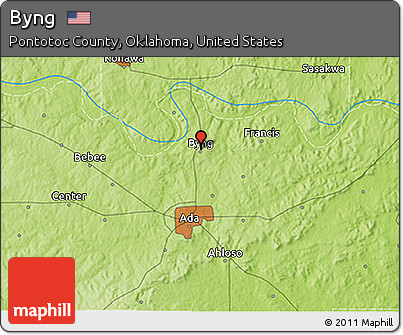 Physical 3D Map of Byng