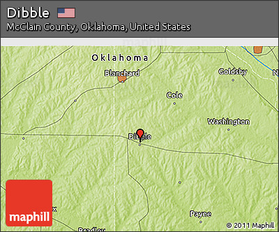 Physical 3D Map of Dibble