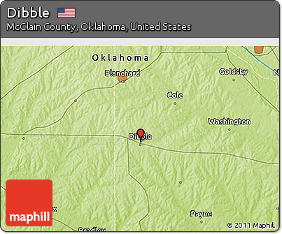 Physical 3D Map of Dibble