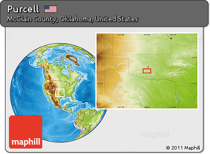 Physical Location Map of Purcell