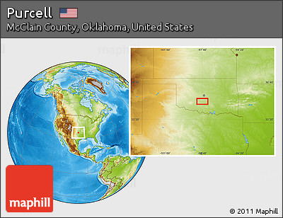 Physical Location Map of Purcell