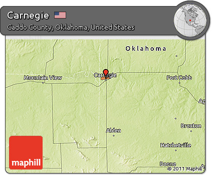 Physical 3D Map of Carnegie