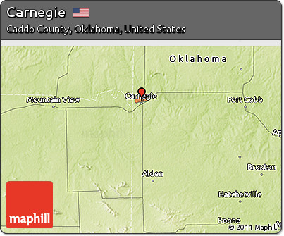 Physical 3D Map of Carnegie