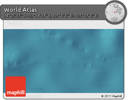 Satellite 3D Map of the Area around 34° 10' 16" S, 105° 28' 29" E
