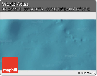 Satellite 3D Map of the Area around 34° 10' 16" S, 106° 19' 29" E