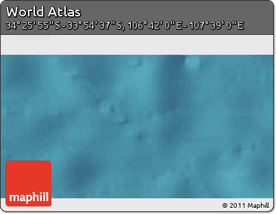Satellite 3D Map of the Area around 34° 10' 16" S, 107° 10' 30" E