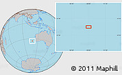 Gray Location Map of the area around 34° 10' 16" S, 108° 1' 30" E