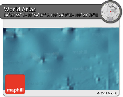 Satellite 3D Map of the Area around 34° 10' 16" S, 108° 52' 30" E