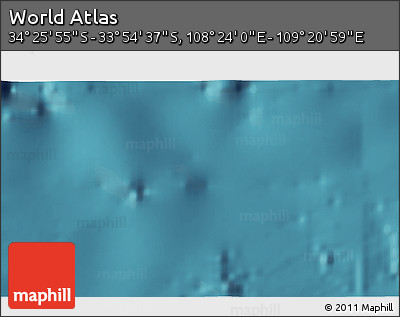 Satellite 3D Map of the Area around 34° 10' 16" S, 108° 52' 30" E