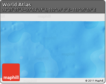 Political 3D Map of the Area around 34° 10' 16" S, 113° 7' 30" E