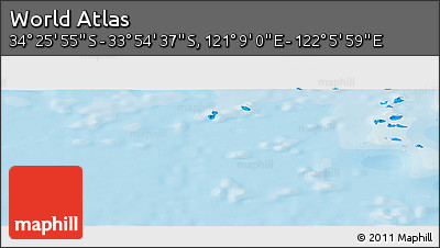 Political Panoramic Map of the Area around 34° 10' 16" S, 121° 37' 30" E