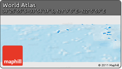 Political Panoramic Map of the Area around 34° 10' 16" S, 121° 37' 30" E