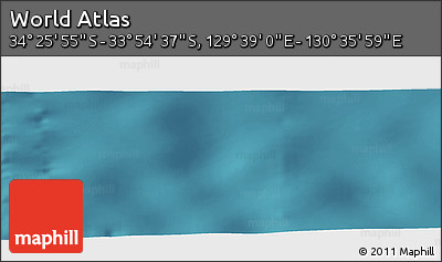 Satellite Panoramic Map of the Area around 34° 10' 16" S, 130° 7' 30" E