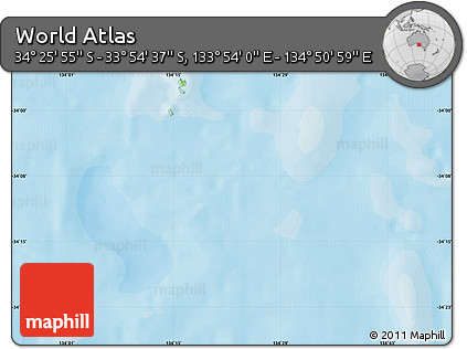 Political Map of the Area around 34° 10' 16" S, 134° 22' 30" E