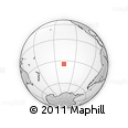 Outline Map of the Area around 34° 10' 16" S, 136° 46' 30" W, rectangular outline