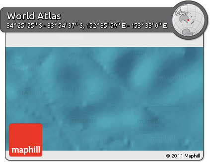 Satellite 3D Map of the Area around 34° 10' 16" S, 153° 4' 29" E