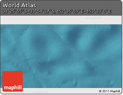 Satellite 3D Map of the Area around 34° 10' 16" S, 153° 4' 29" E