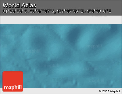 Satellite 3D Map of the Area around 34° 10' 16" S, 153° 4' 29" E