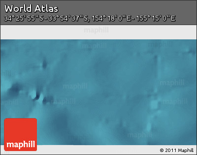 Satellite 3D Map of the Area around 34° 10' 16" S, 154° 46' 30" E