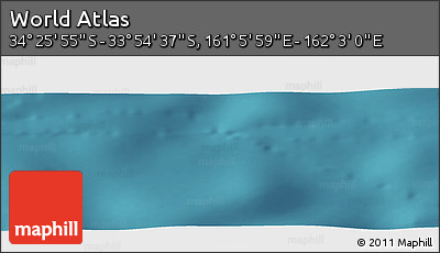 Satellite Panoramic Map of the Area around 34° 10' 16" S, 161° 34' 29" E