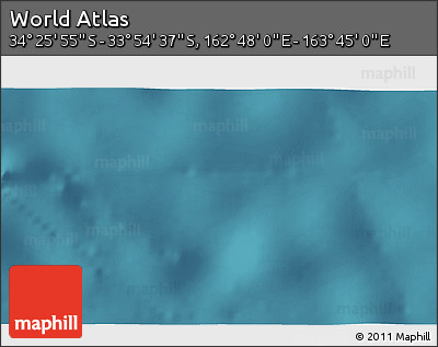 Satellite 3D Map of the Area around 34° 10' 16" S, 163° 16' 30" E