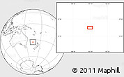 Blank Location Map of the area around 34° 10' 16" S, 164° 7' 30" E