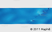 Shaded Relief Panoramic Map of the area around 34° 10' 16" S, 168° 13' 29" W