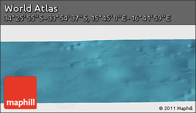 Satellite Panoramic Map of the Area around 34° 10' 16" S, 16° 13' 30" E