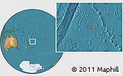 Satellite Location Map of the area around 34° 10' 16" S, 174° 10' 30" W