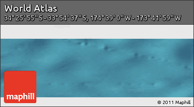 Satellite Panoramic Map of the Area around 34° 10' 16" S, 174° 10' 30" W
