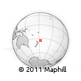 Outline Map of the Area around 34° 10' 16" S, 176° 43' 29" W, rectangular outline