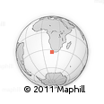 Outline Map of the Area around 34° 10' 16" S, 17° 4' 30" E, rectangular outline