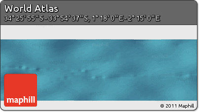 Satellite Panoramic Map of the Area around 34° 10' 16" S, 1° 46' 29" E