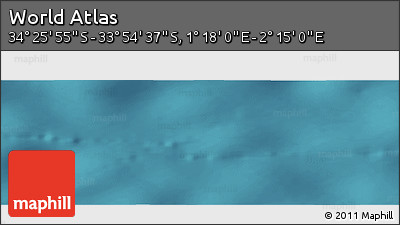 Satellite Panoramic Map of the Area around 34° 10' 16" S, 1° 46' 29" E